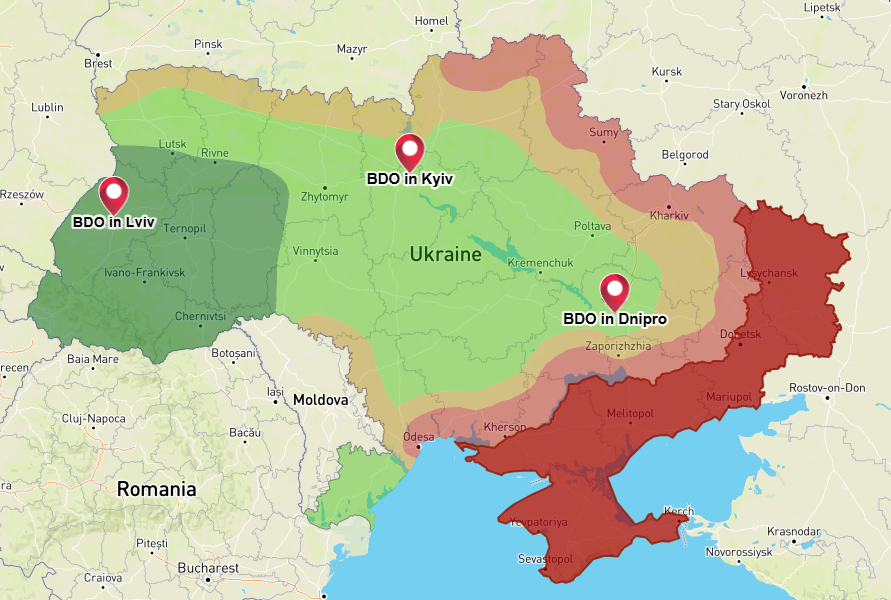 Map of Investment Risk Zones