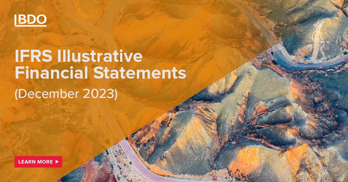 IFRS Illustrative Financial Statements 2023 (December 2023) - BDO