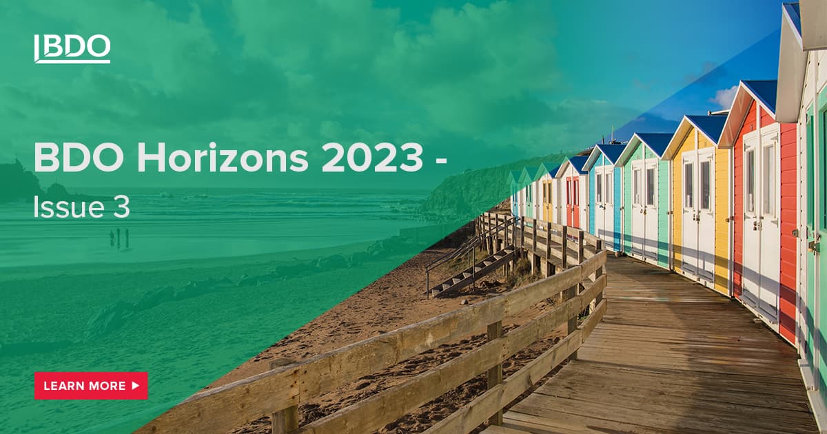 BDO Horizons 2023 – Edition 3 - BDO