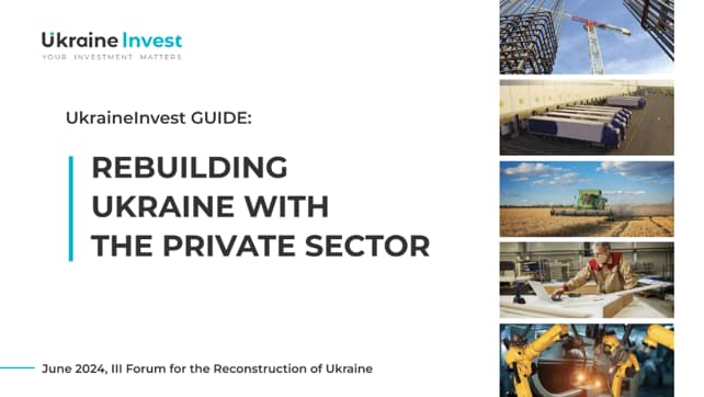 Rebuilding Ukraine with Private Sector